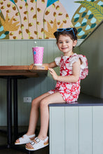Load image into Gallery viewer, Milky - Raspberry Playsuit - Raspberry
