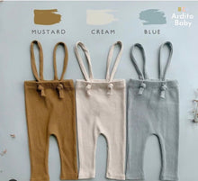 Load image into Gallery viewer, Ardito Baby - Reagan Pants -Mustard, Beige(pale pink) or Blue
