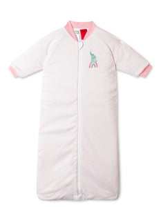 Snugtime - 3.0 Tog Rated Padded Cotton Sleeping Bag  - striped - Pink