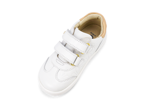 Bobux - Sprite - Embossed White + Contrast Coloured Heel
