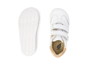 Bobux - Sprite - Embossed White + Contrast Coloured Heel