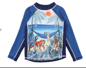 Bebe - Matt Long Sleeve Jungle Rashie - Multi