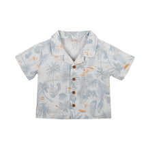 Load image into Gallery viewer, Bebe - Toucan Tropical Shirt - Blue Tropical
